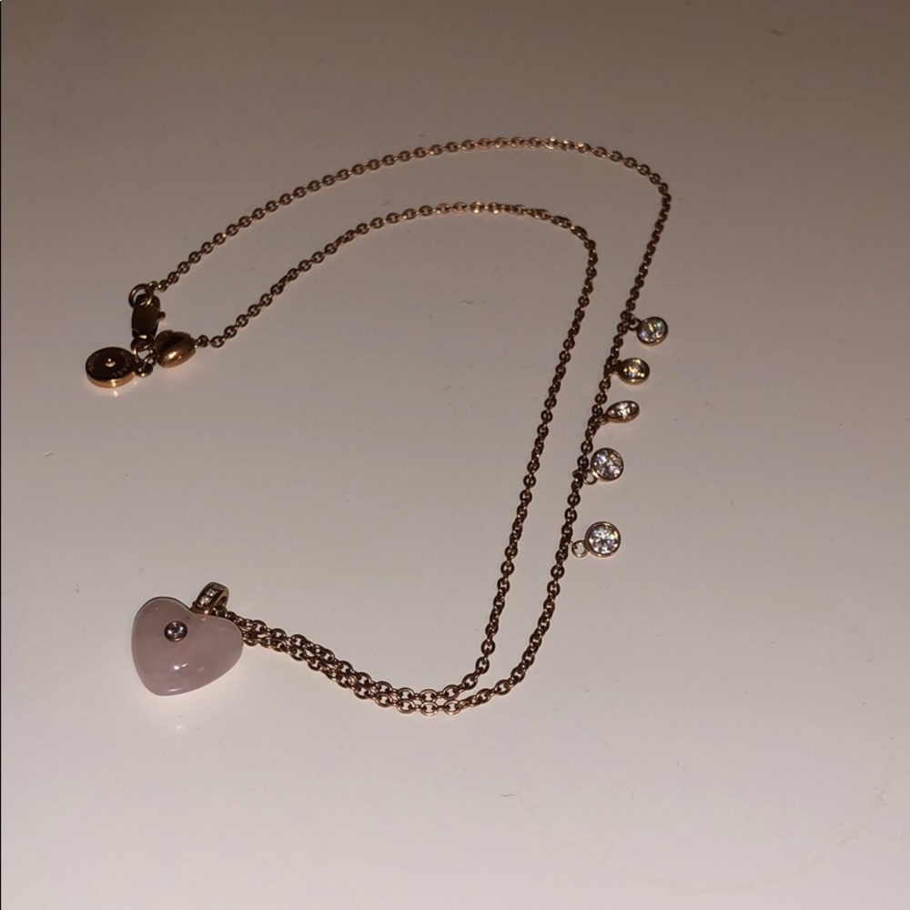 Rose gold Michael Kors necklace